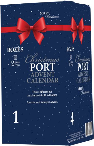 Weihnachtskalender 4x Portwein Quinta do Pego und Rozes