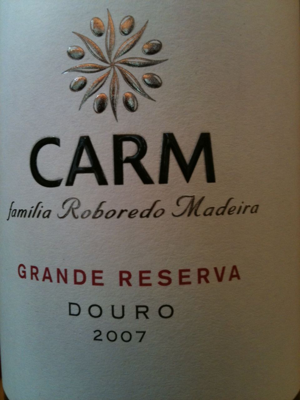 CARM Grande Reserva 2013 3L DoMag Douro | Rot | O Vinho