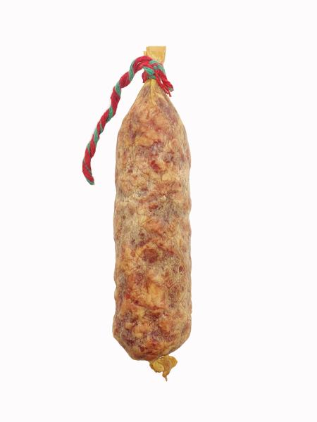 Porco Preto Räucherwurst mit Knoblauch vom schwarzen Schwein ca. 300 gr